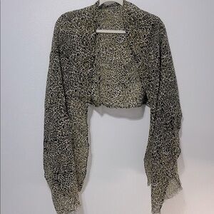 Leopard Print Scarf/Shawl